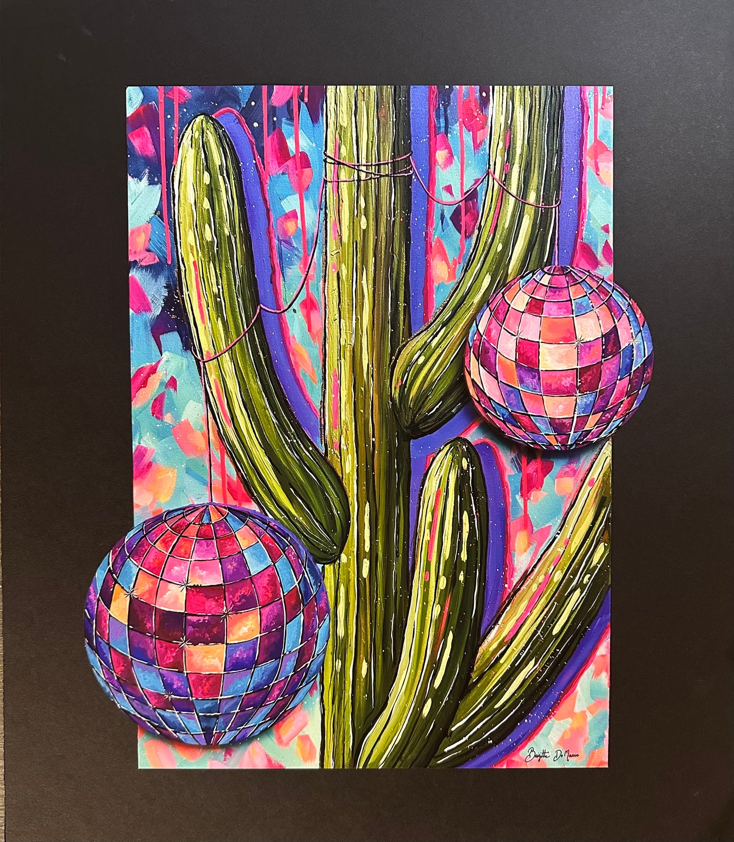 Desert Disco Original Acrylic Paintings