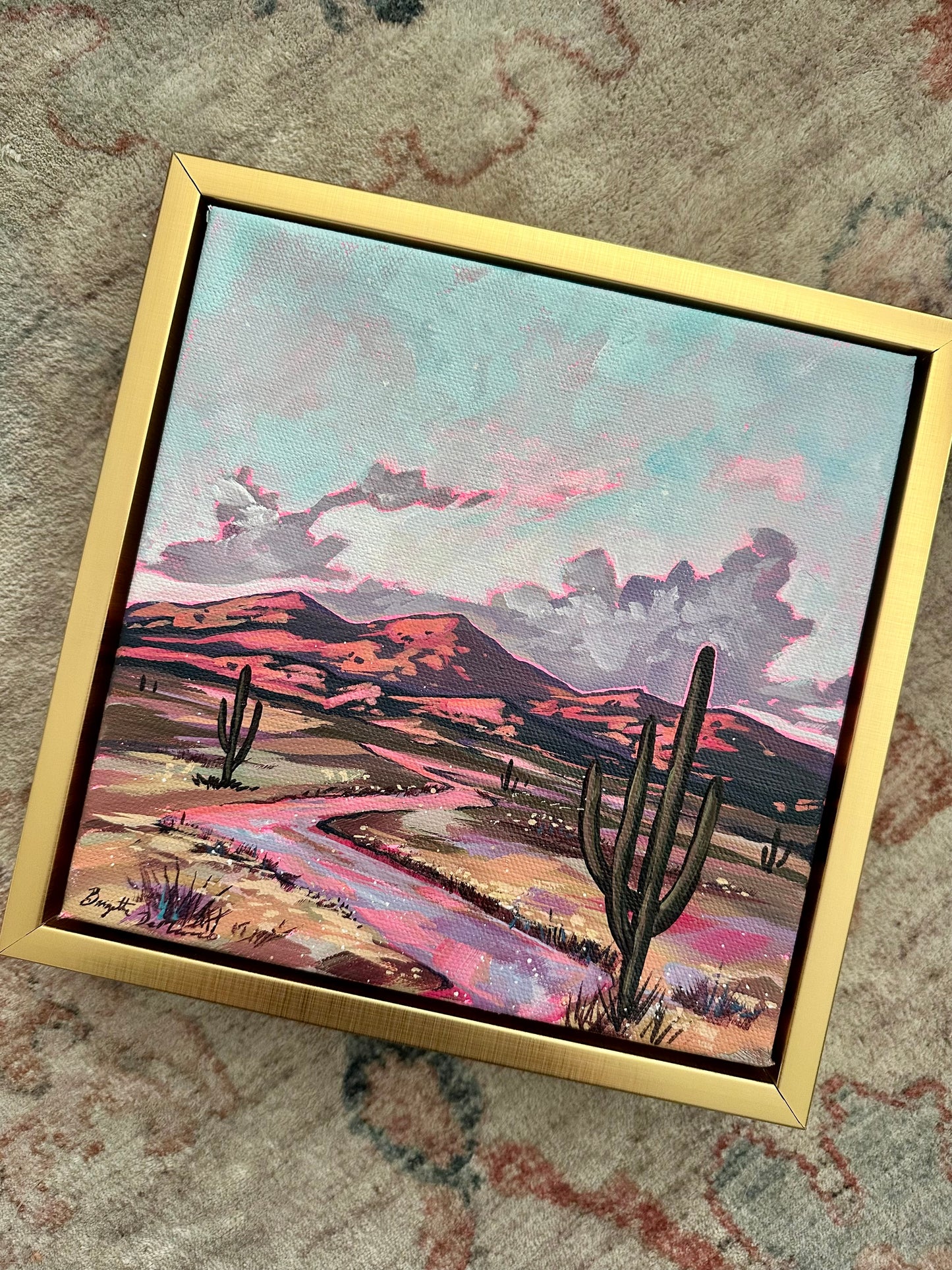Calm Desert Acrylic Mini