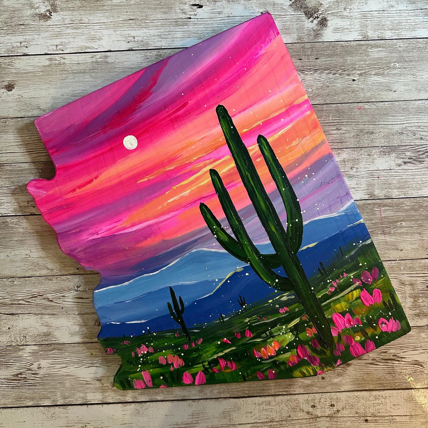 Desert Sunset Paint Night