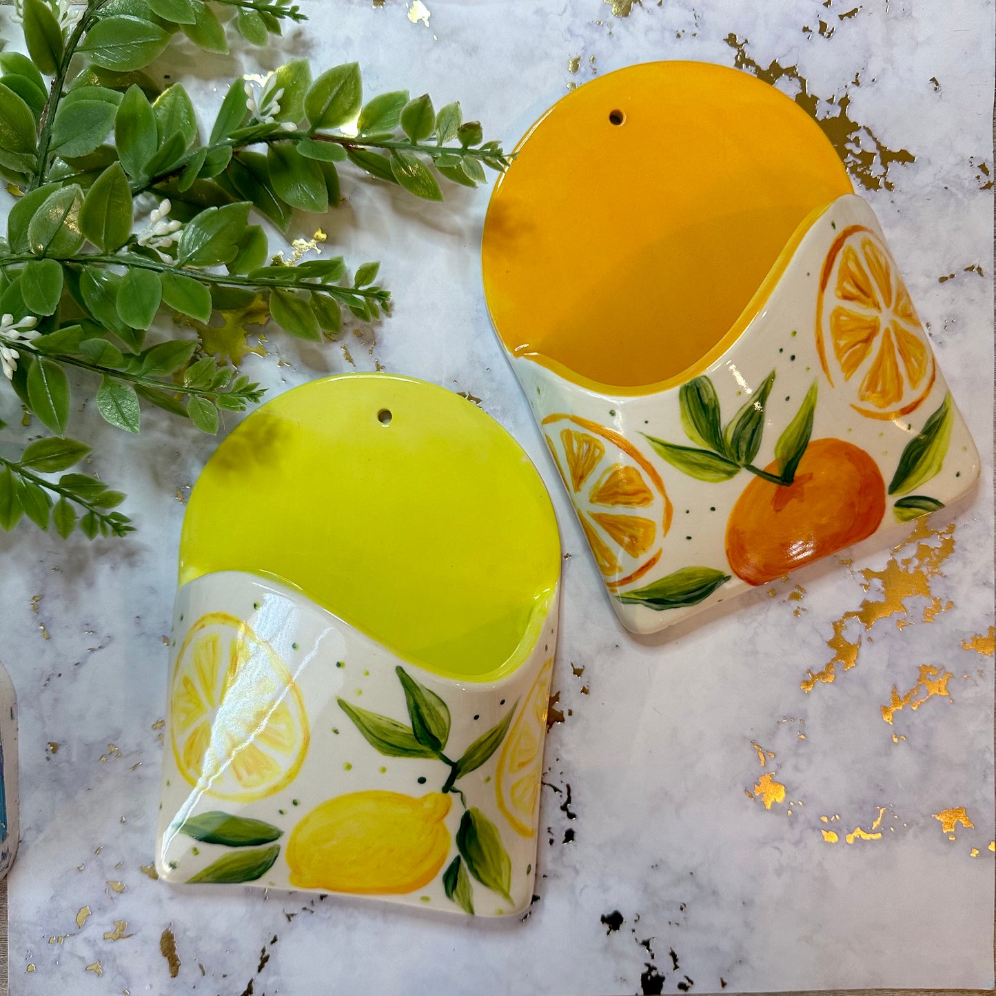 Wall Pockets - Citrus
