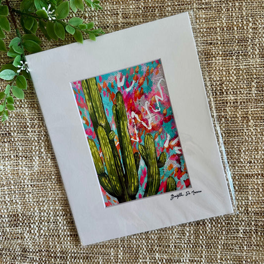 Playful Saguaro Print