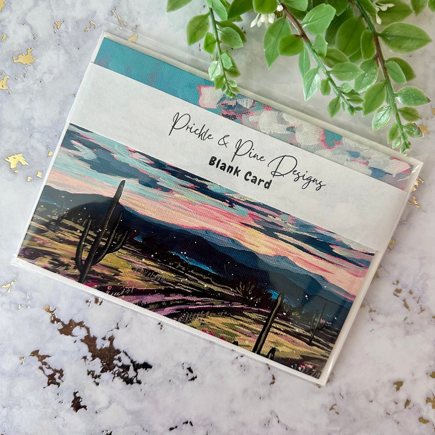 Blank Card - Desert Sunset