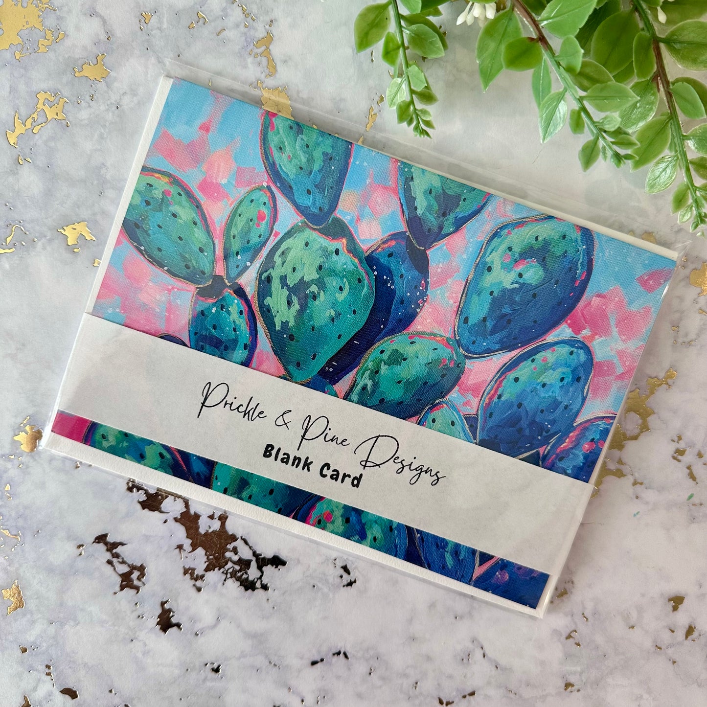 Blank Card - Prickly Pear Forest