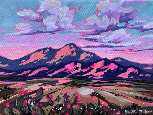 Desert Mountains - Acrylic Mini