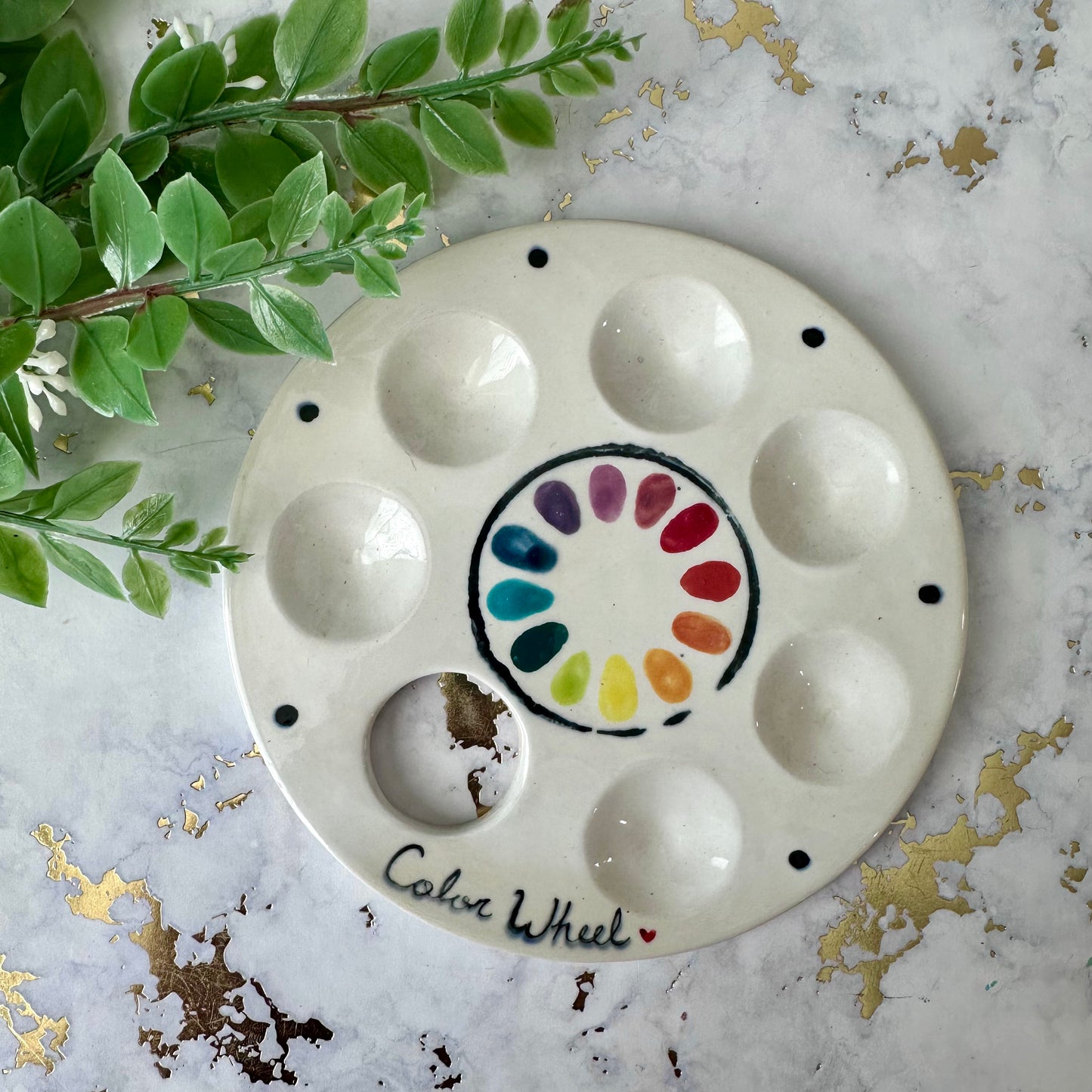 Paint Palette w/ Color Wheel