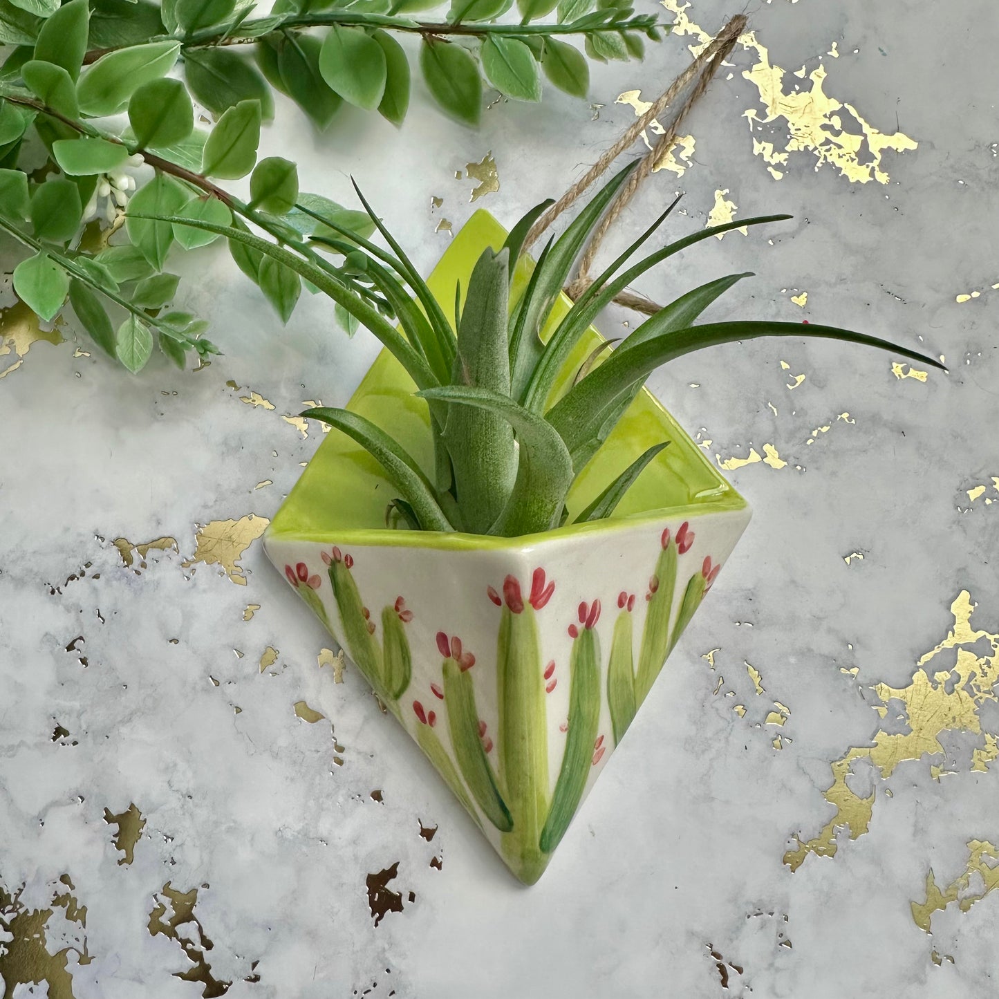 Hanging Air Plant Vase - Saguaro