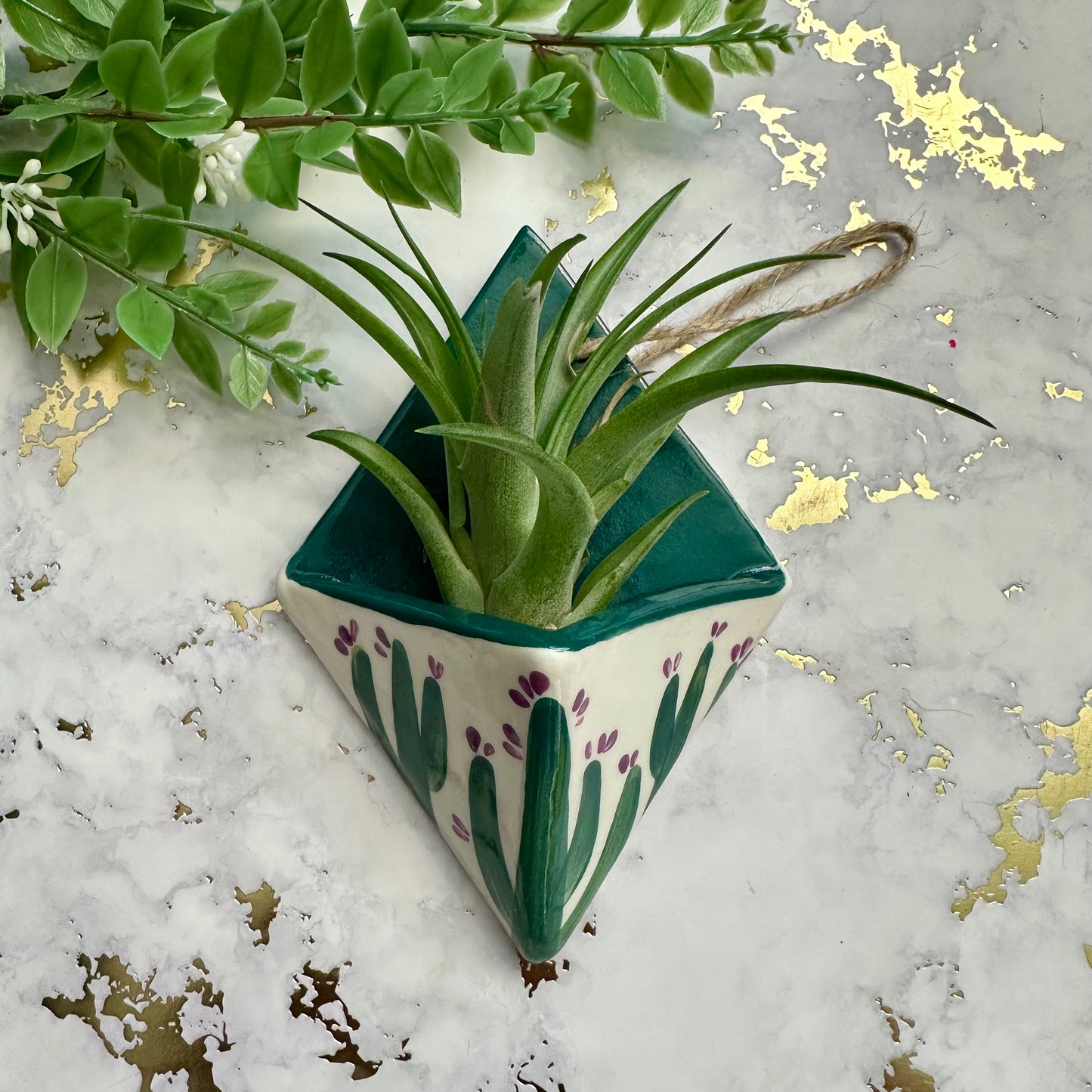 Hanging Air Plant Vase - Saguaro