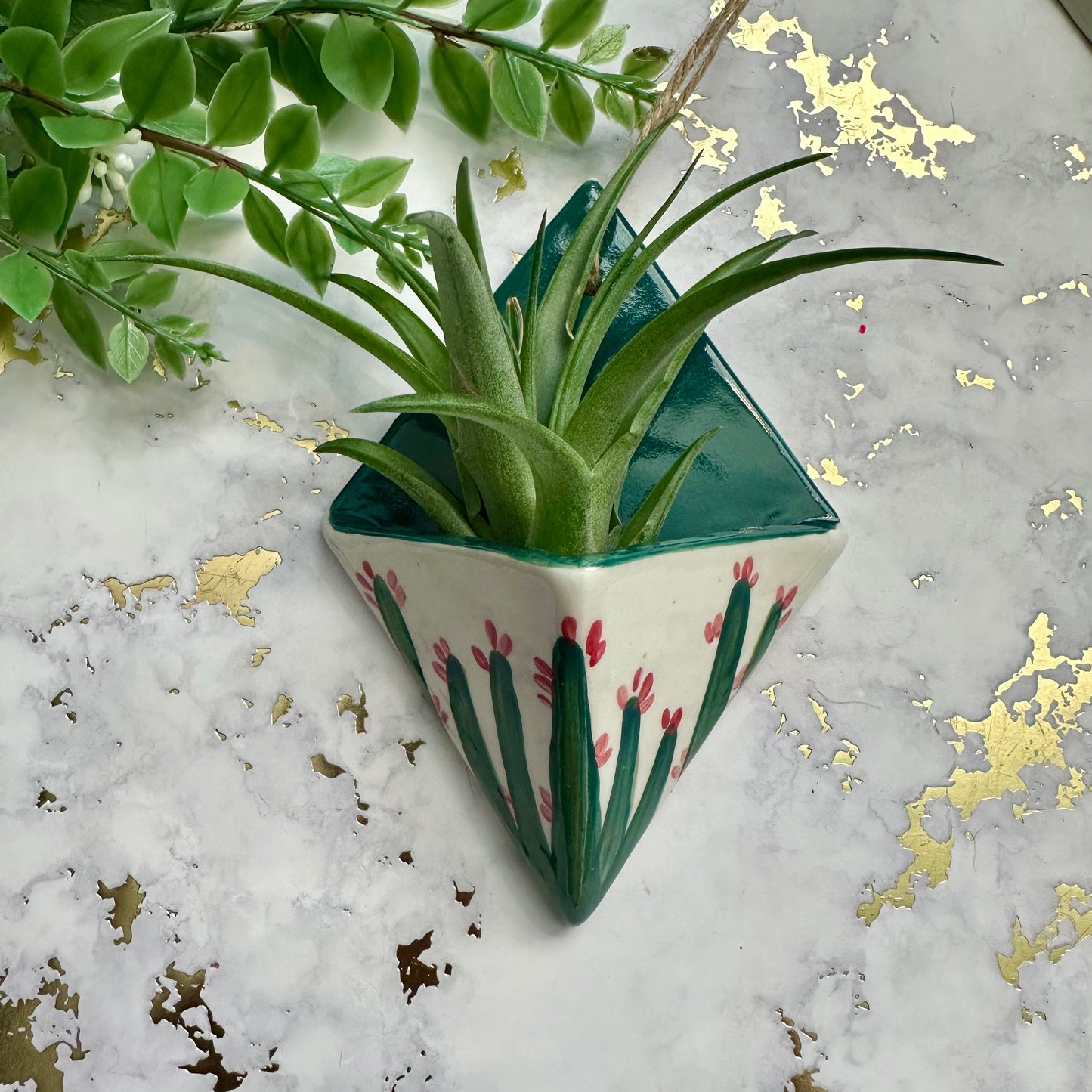 Hanging Air Plant Vase - Saguaro