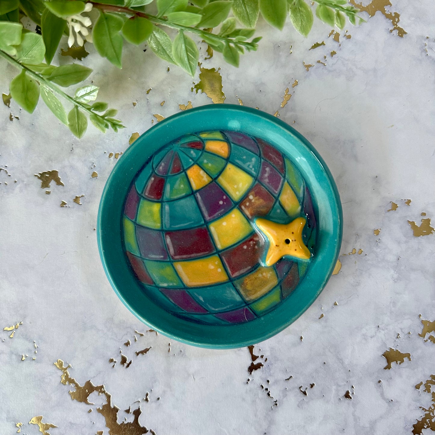 Disco Ball Incense Holders