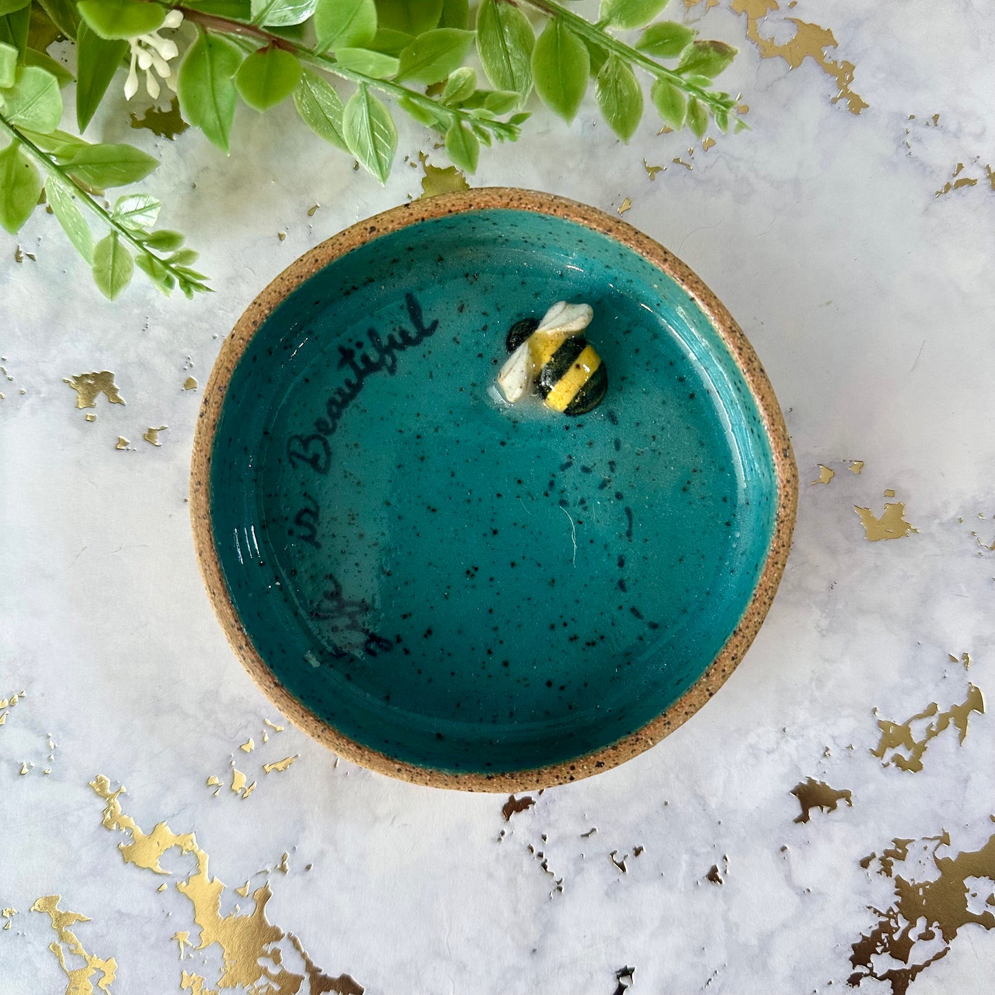 Small Bumble Bee Trinket Dish