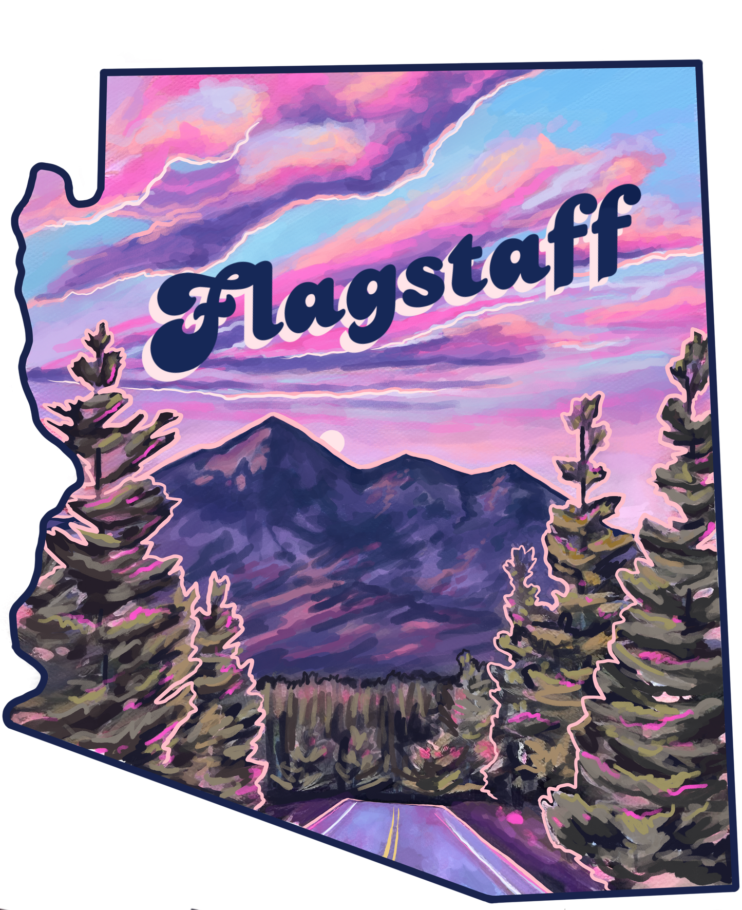 Flagstaff Sticker