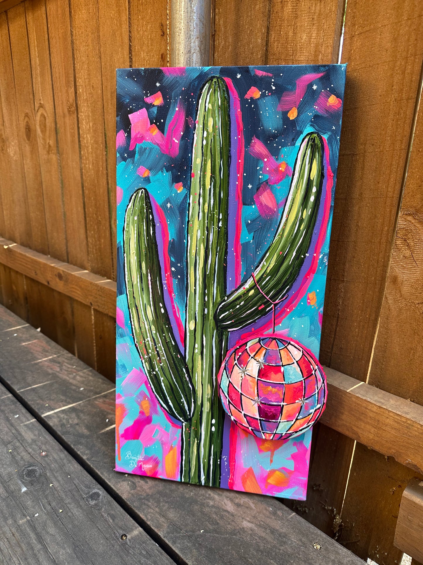 Desert Disco Original Acrylic Paintings