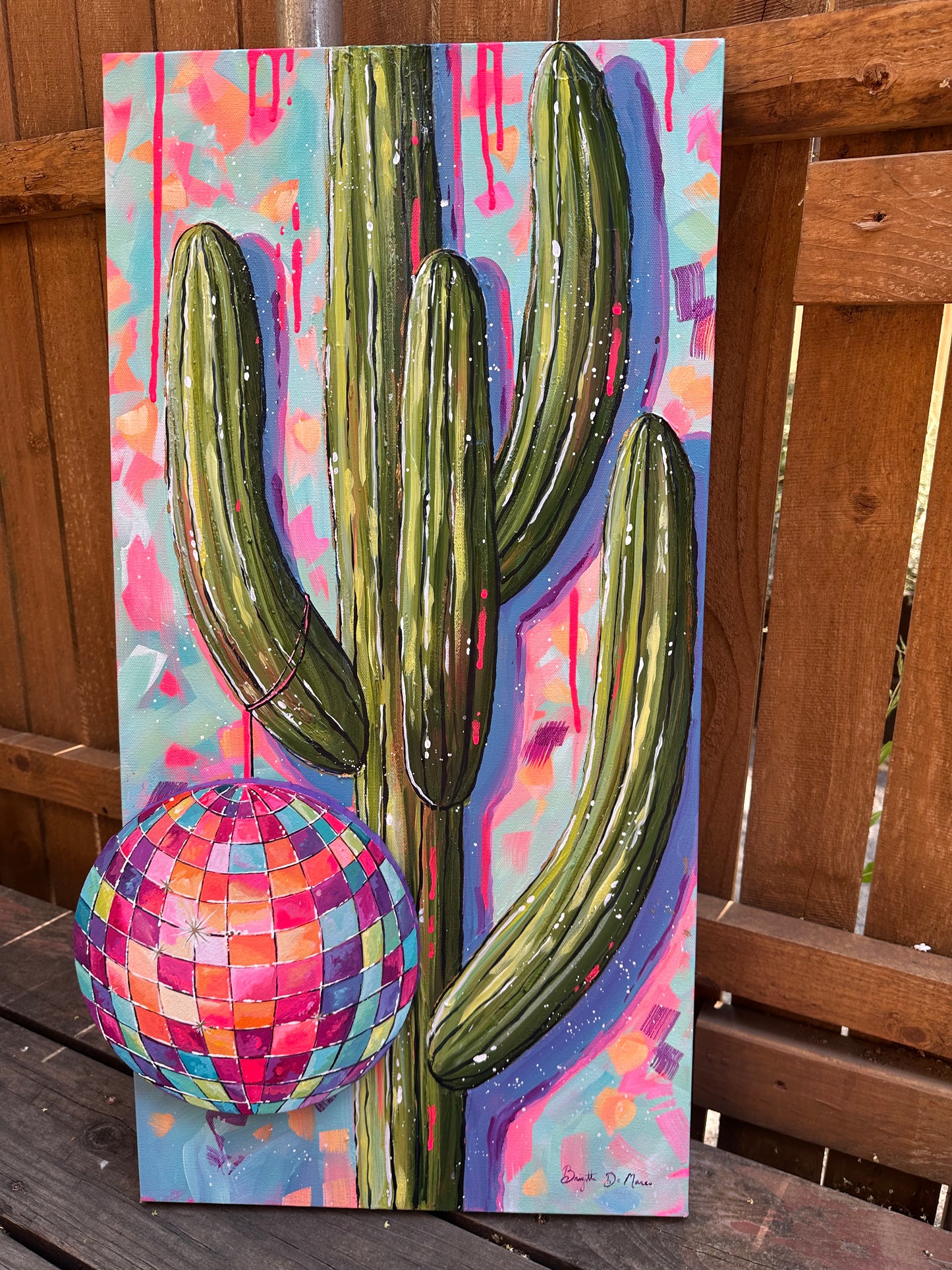 Desert Disco Original Acrylic Paintings