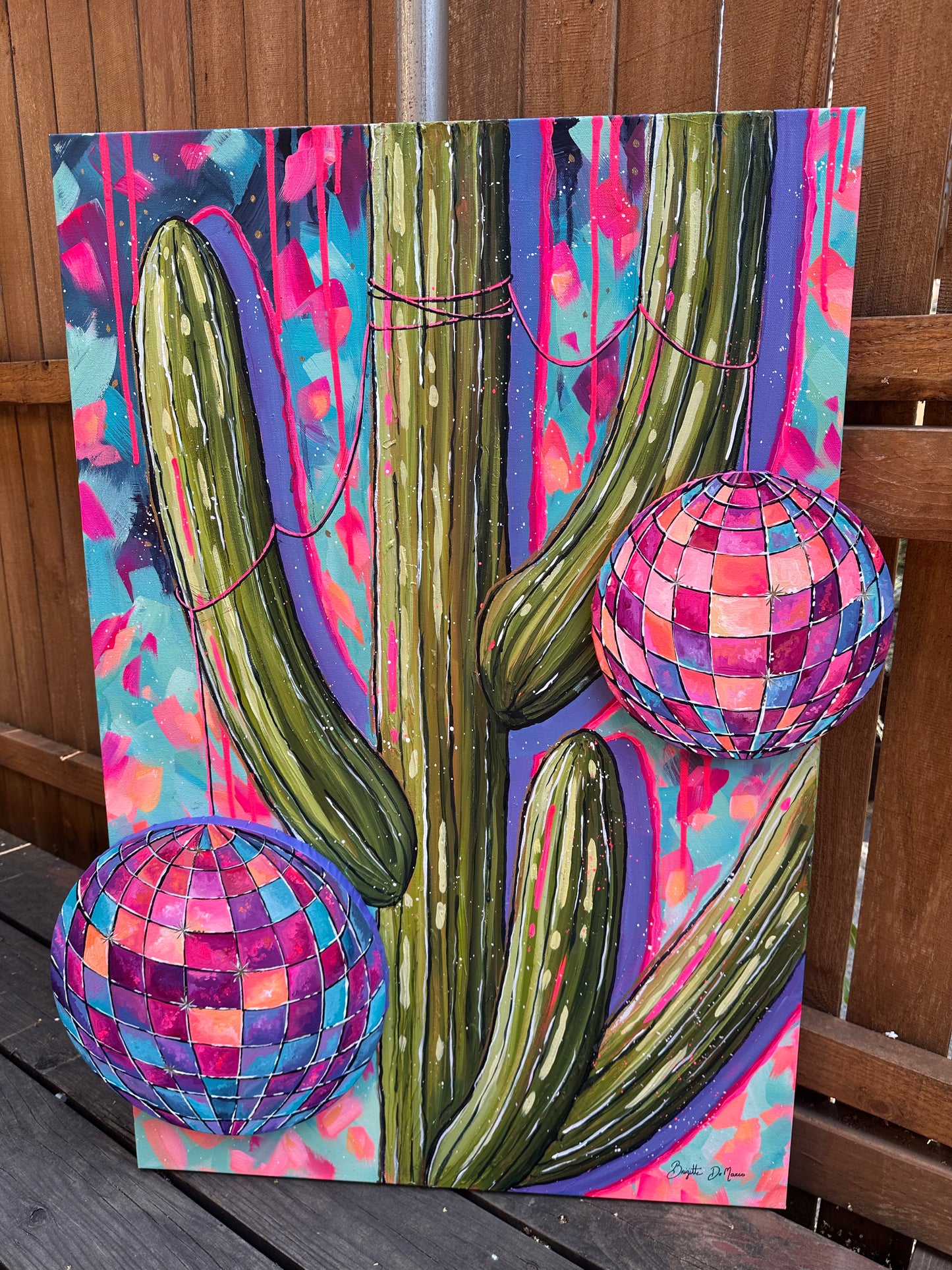 Desert Disco Original Acrylic Paintings