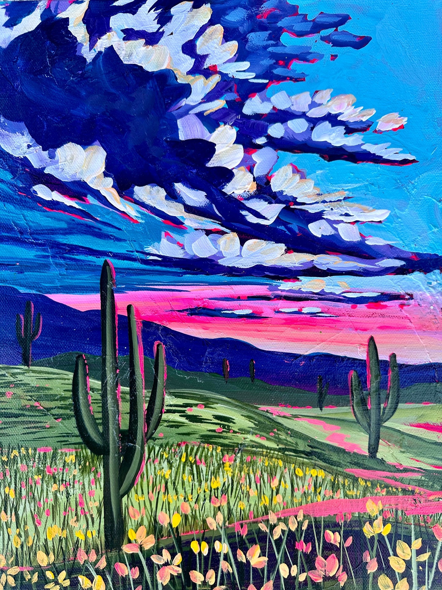 Original Acrylic - "Gentle Monsoon"