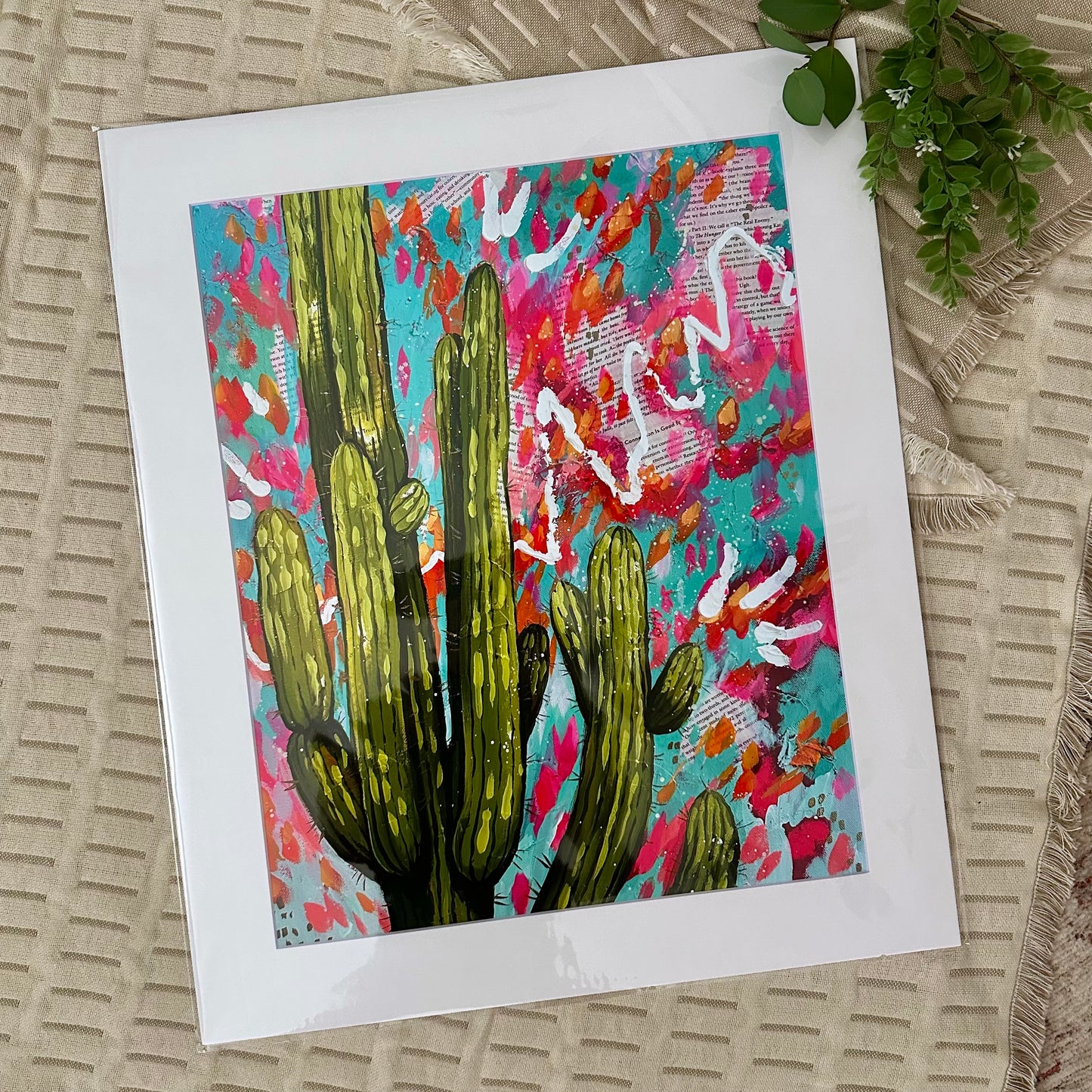 Playful Saguaro Print