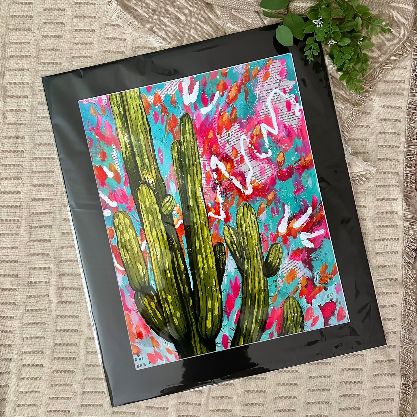 Playful Saguaro Print