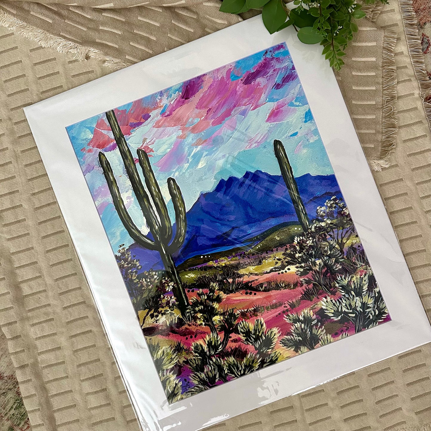 “Four Peaks" Print