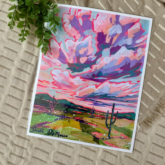 East Valley Cloudscape Print