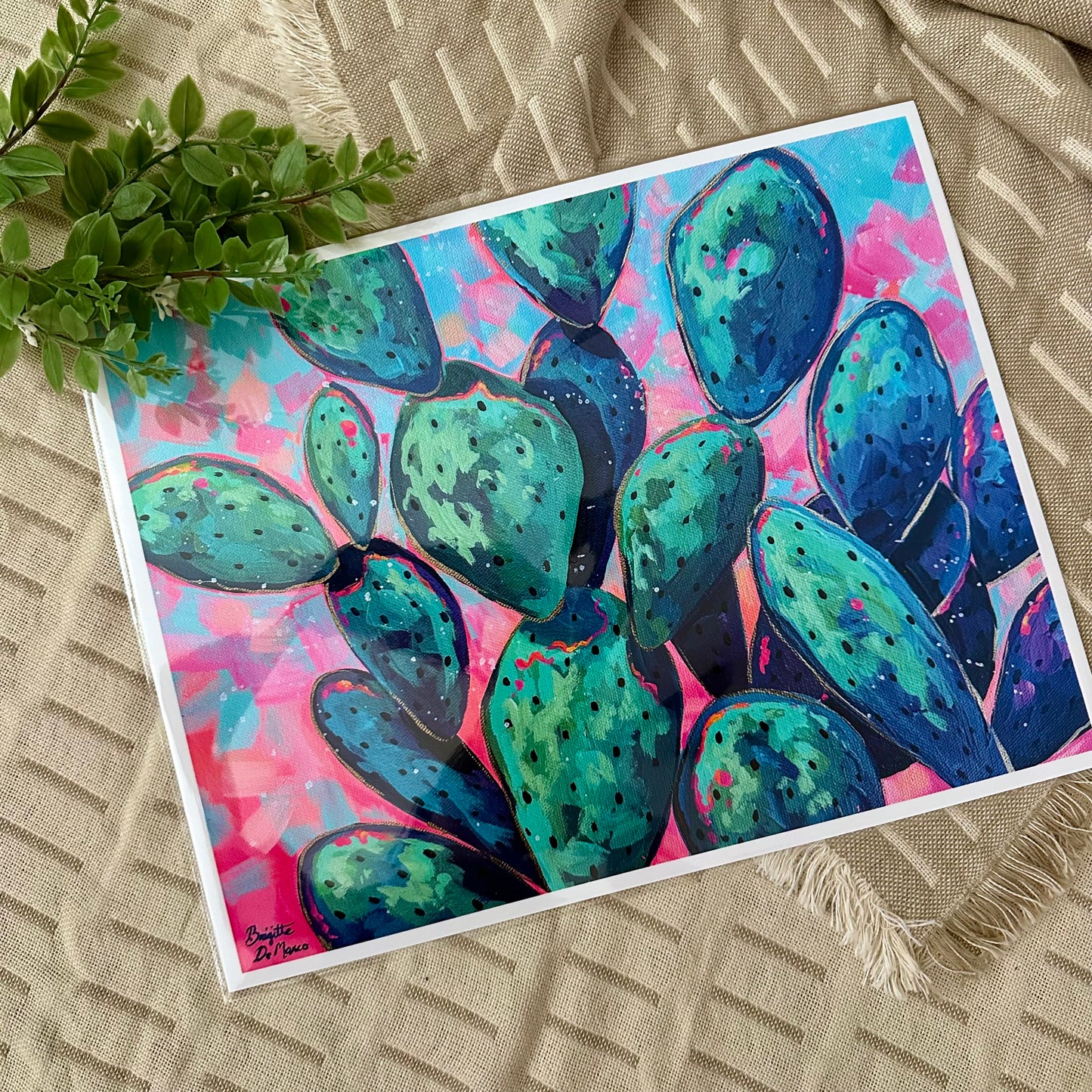 Prickly Pear Forest Print