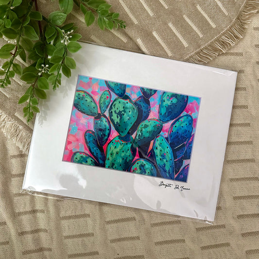 Prickly Pear Forest Print