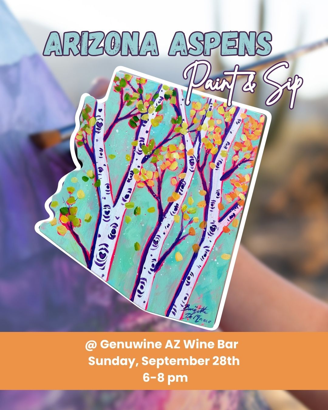 Arizona Aspen Forest Paint Party
