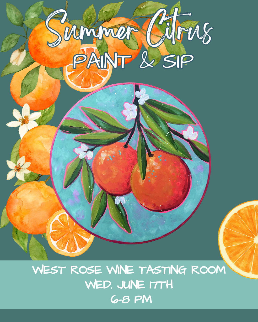 Summer Citrus Paint & Sip