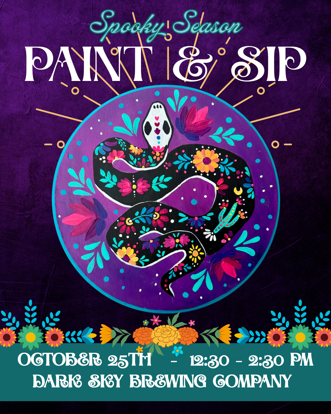 Spooky Season Paint & Sip