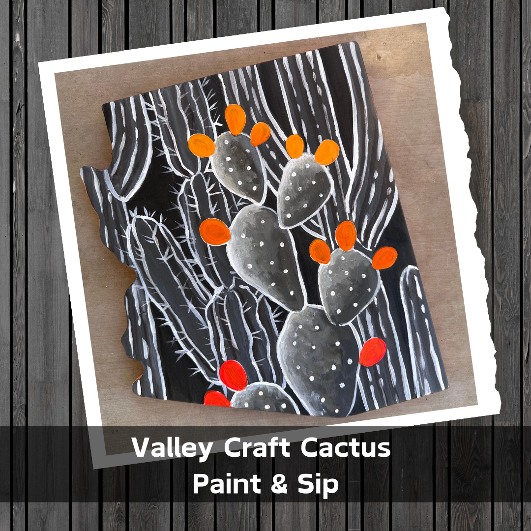 Valley Craft Modern Cactus Paint Party