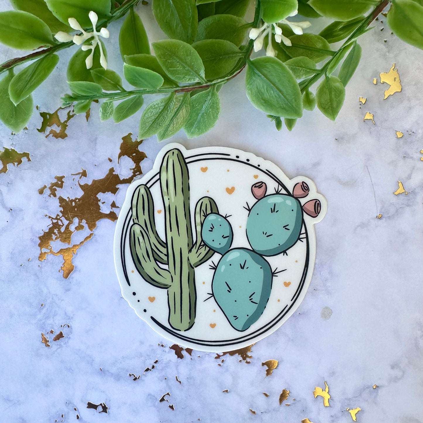 Bubbly Cacti Sticker