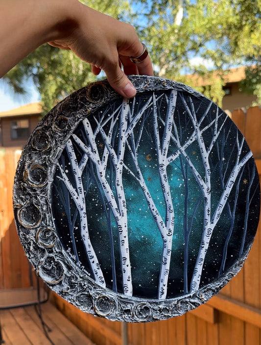Aspen Moon - Original Acrylic Painting