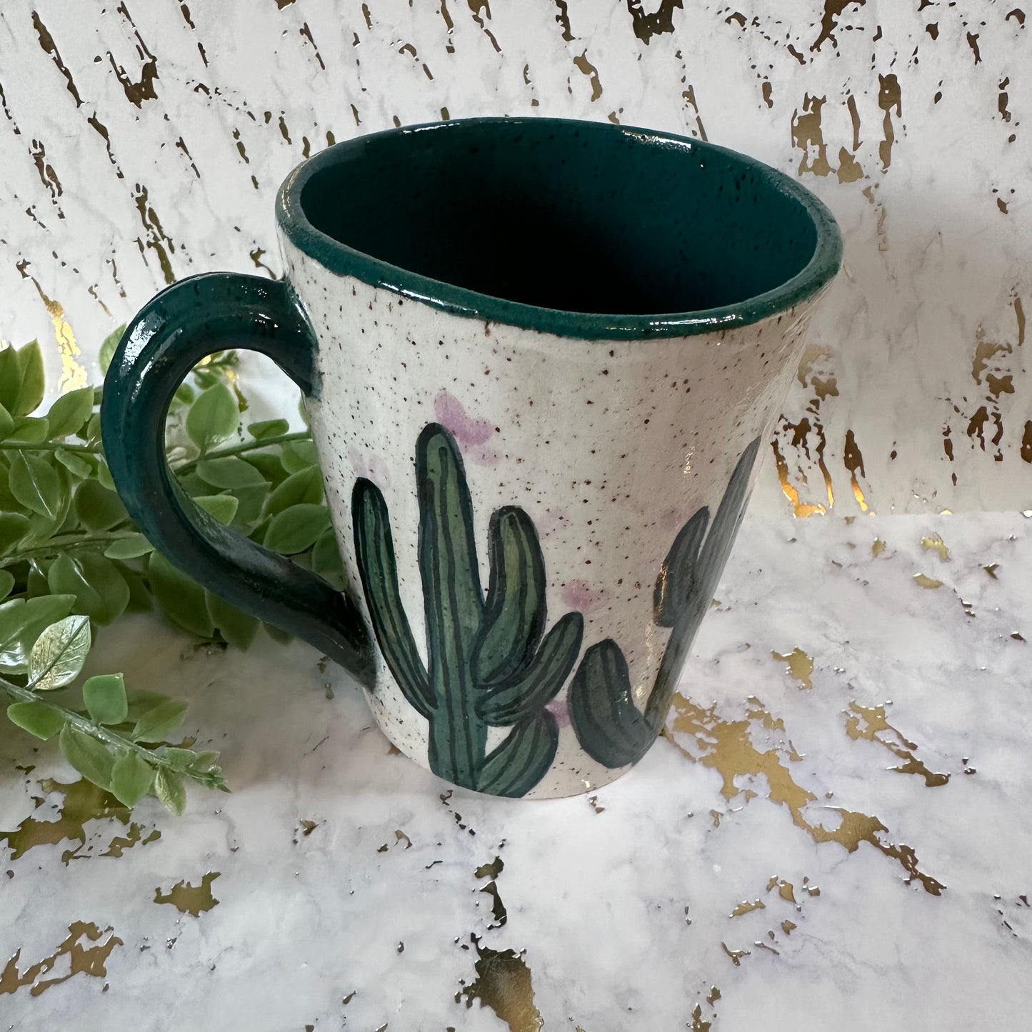 Handcrafted Cactus Mug