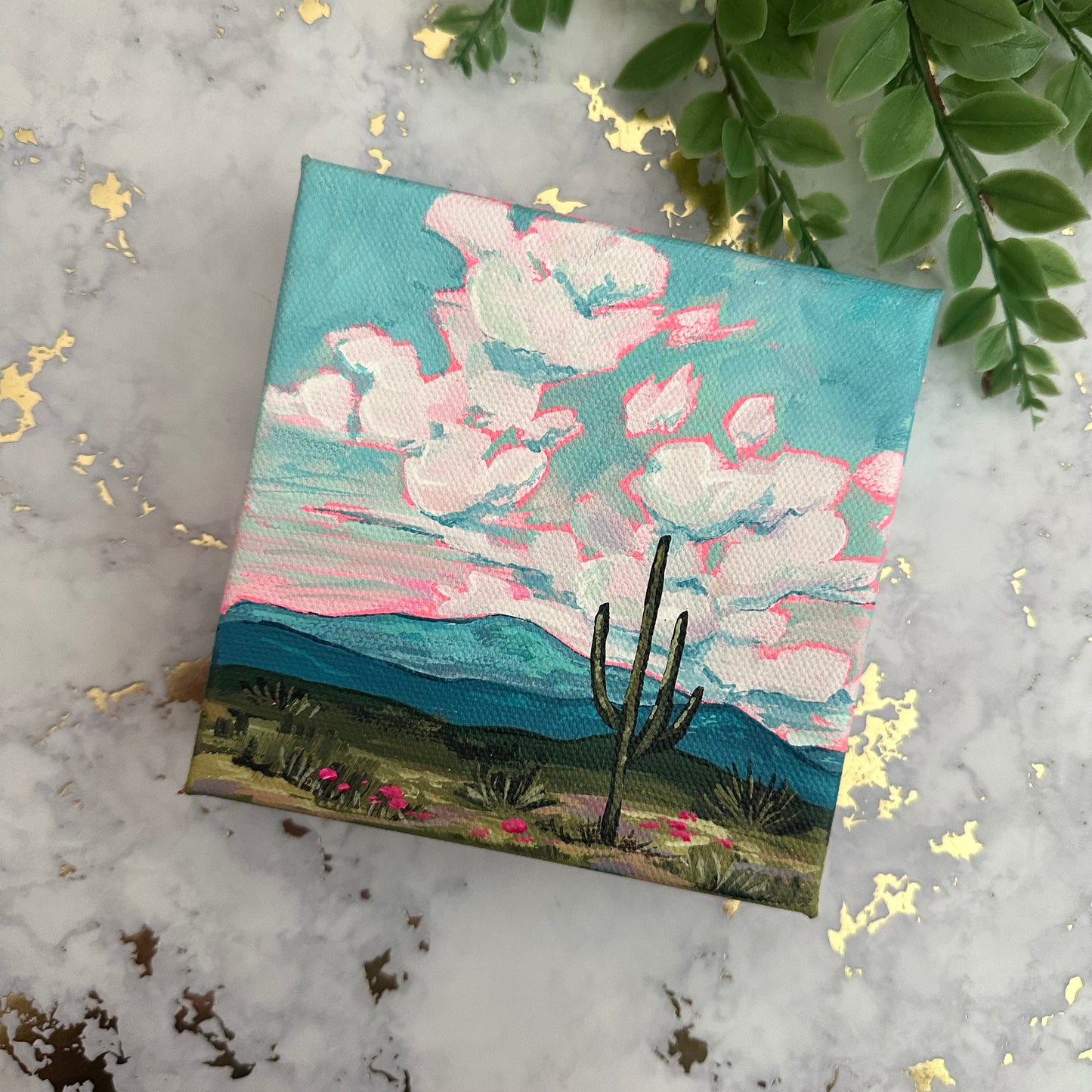 Calming Desert Acrylic Mini