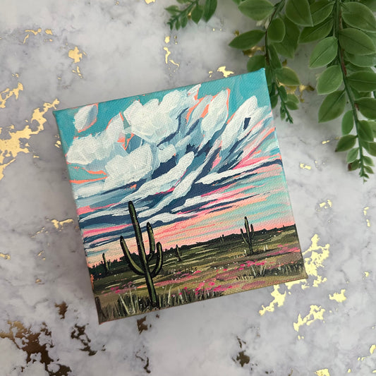 Morning Desert Acrylic Mini