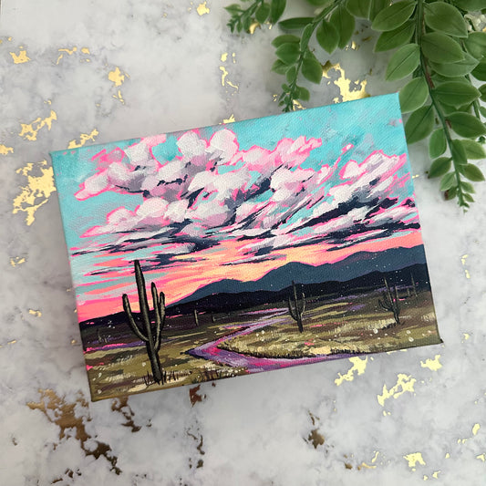 Desert Sunset Acrylic Mini