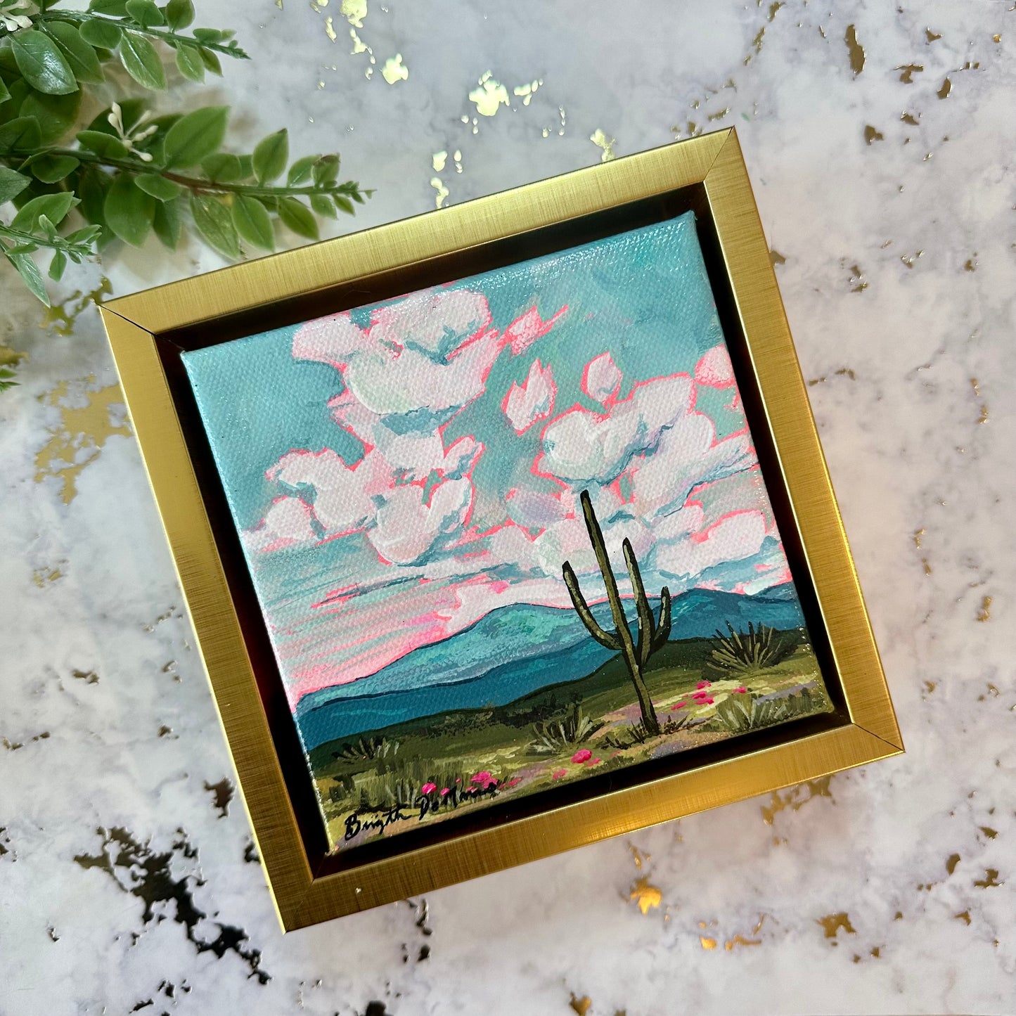 Calming Desert Acrylic Mini