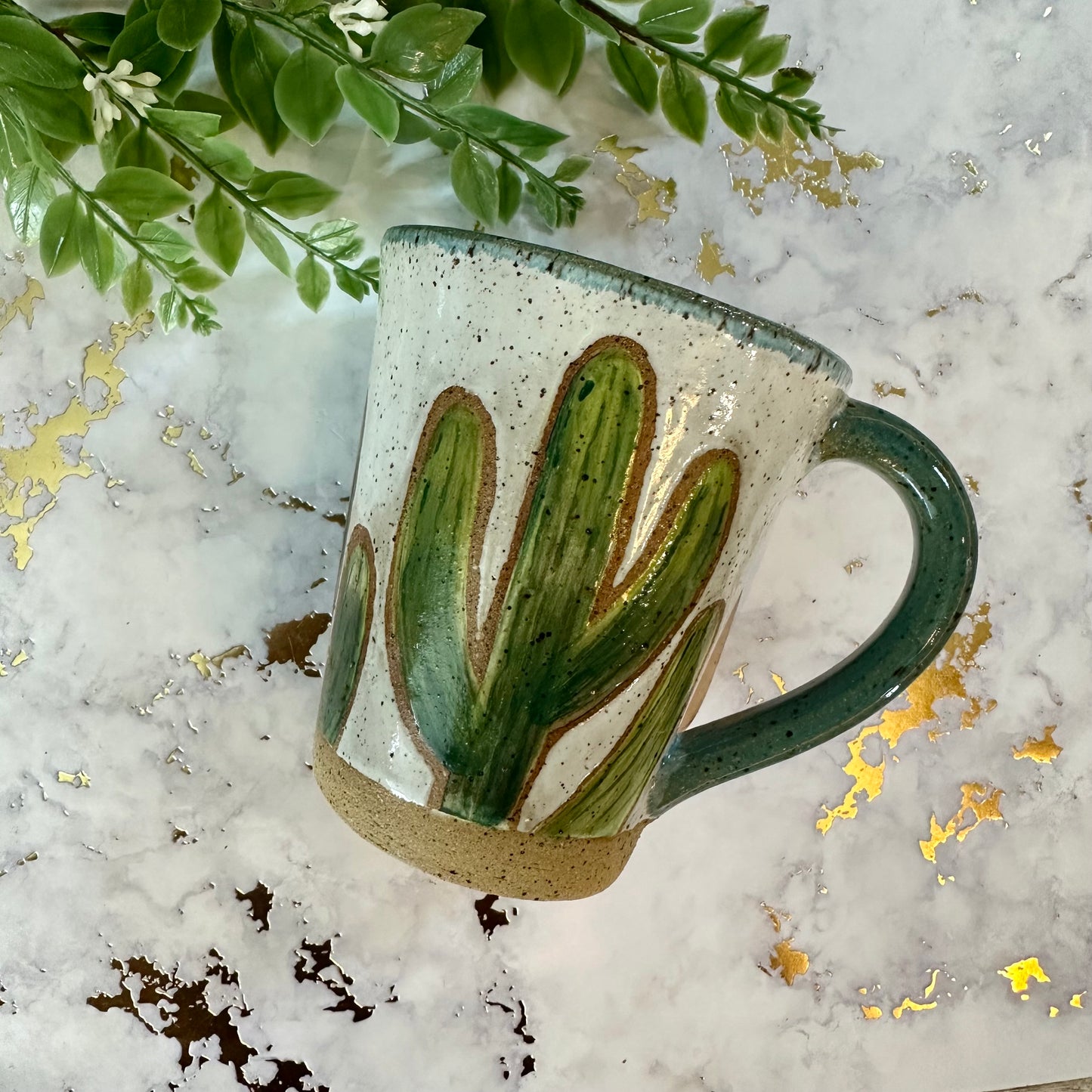 Handcrafted Cactus Mug