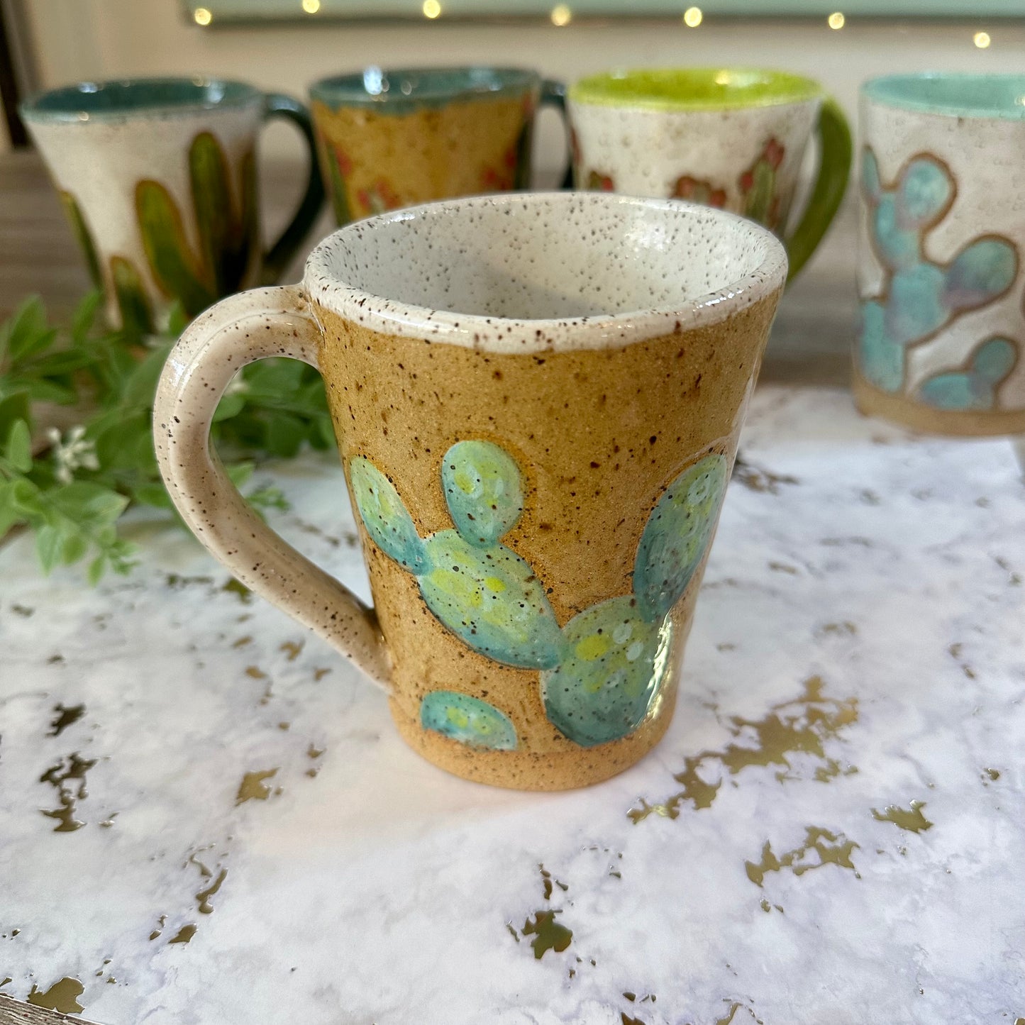 Handcrafted Cactus Mug