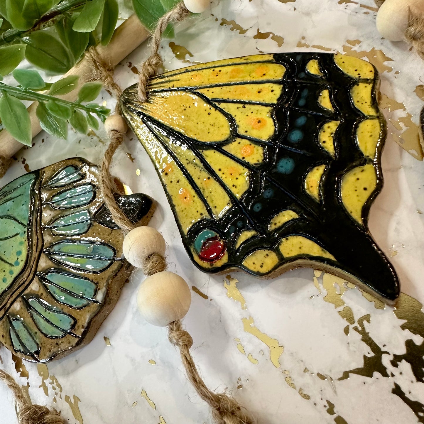 Butterfly Wing Hanging Wall Sculpture