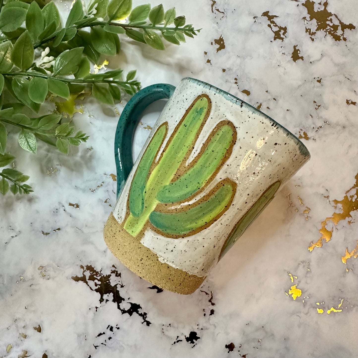 Handcrafted Cactus Mug