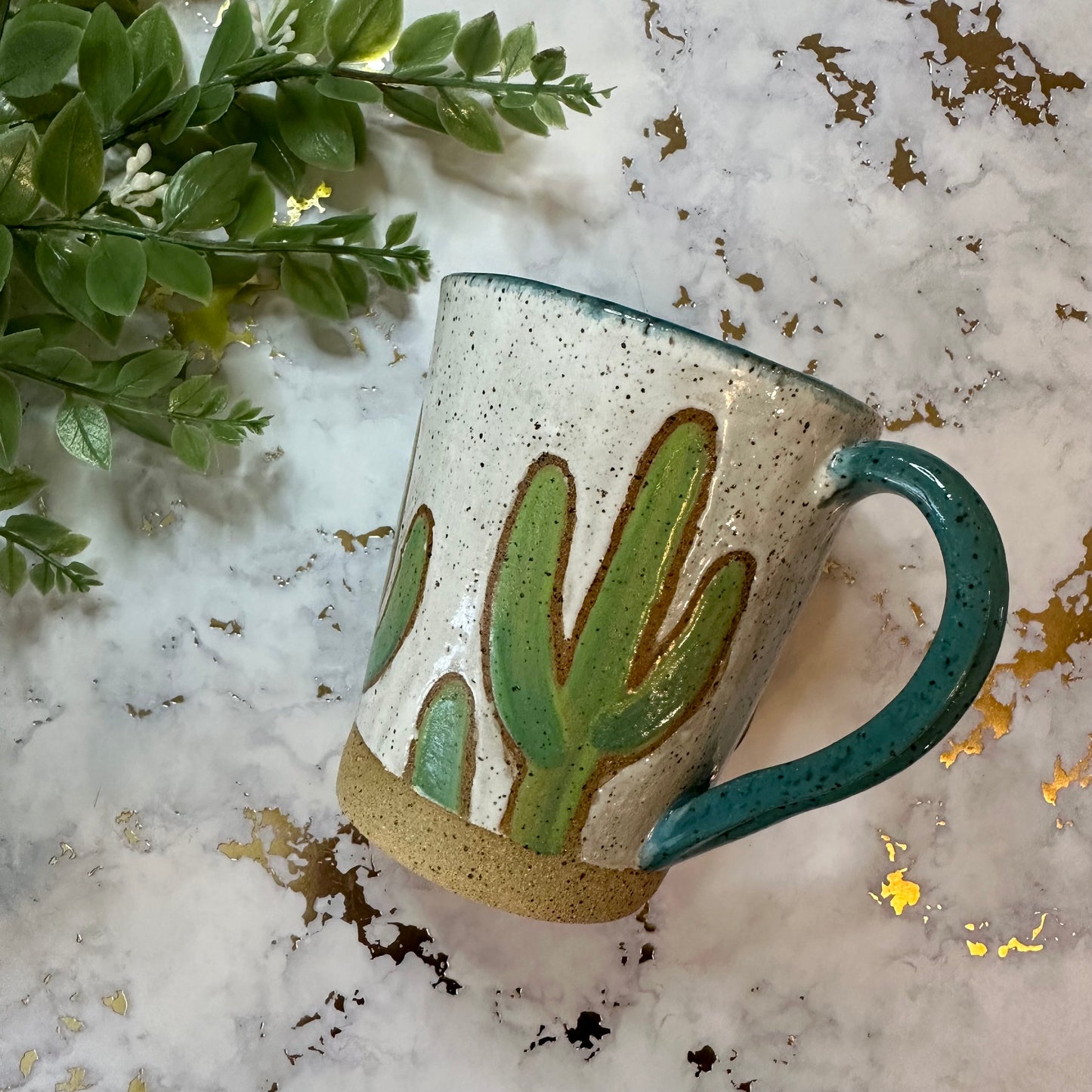 Handcrafted Cactus Mug