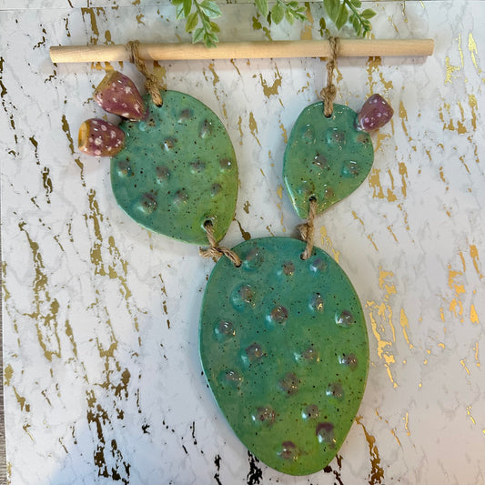 Prickly Pear Hanging Wall Sculpture