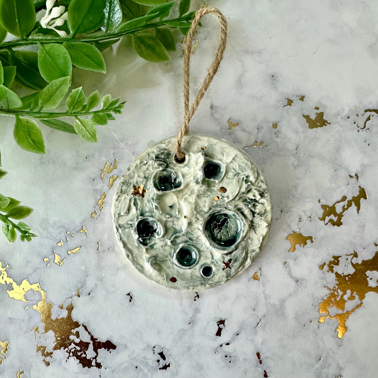 Moon Ceramic Ornament