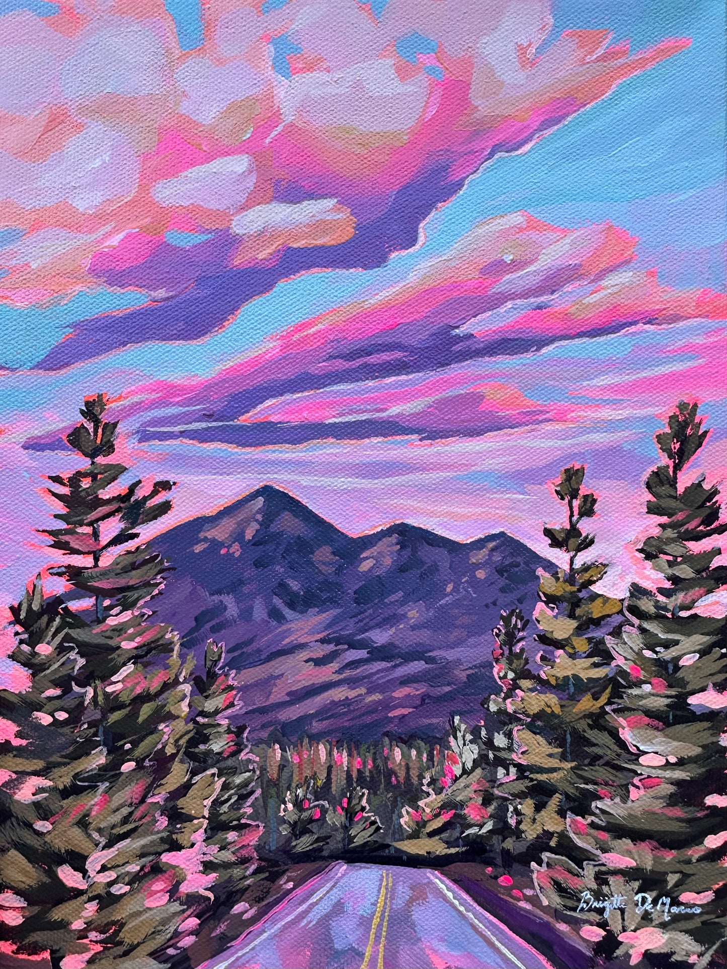 "Sunset in Flagstaff" Original Painting