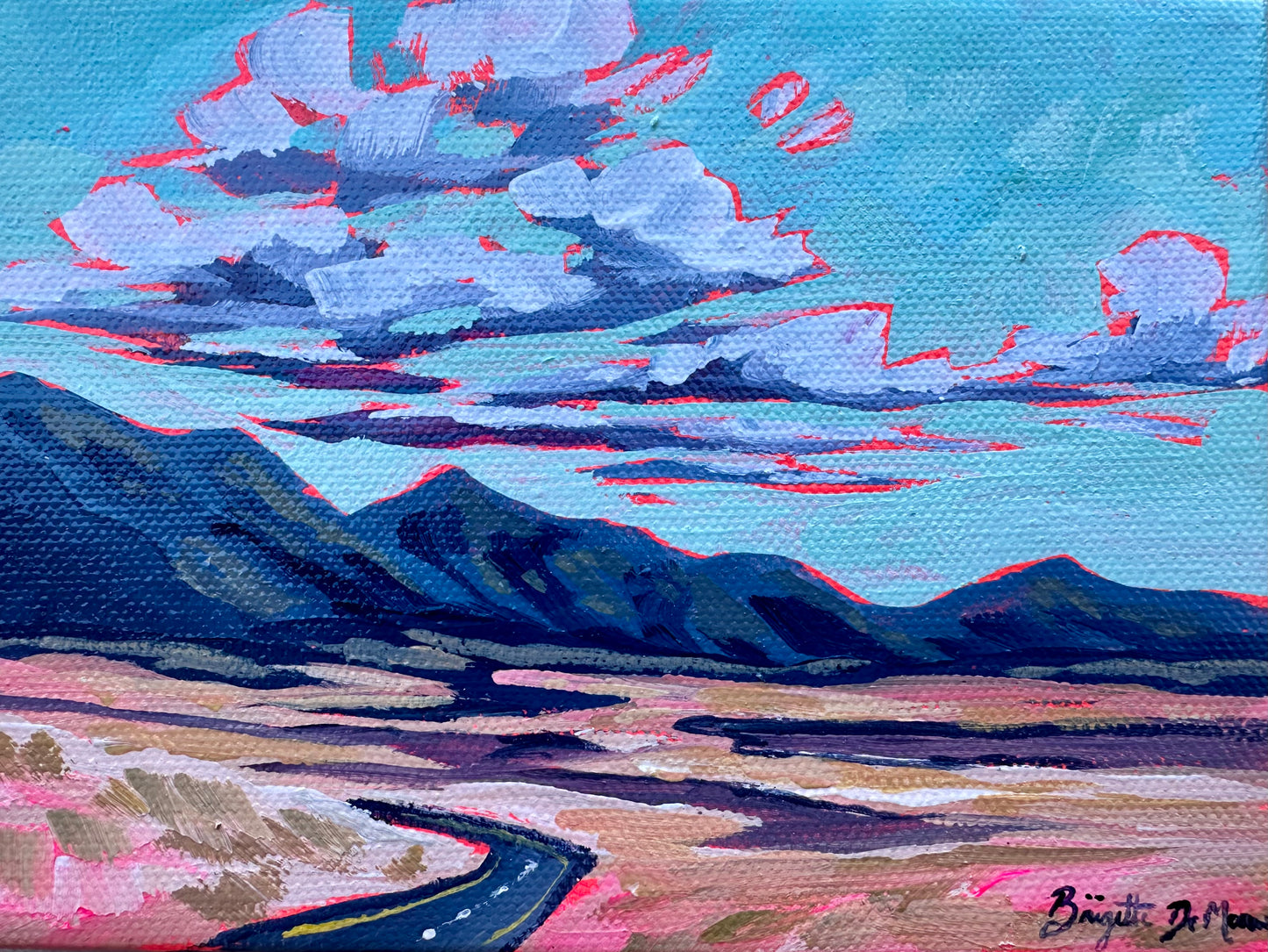 Desert Plains - Acrylic Mini