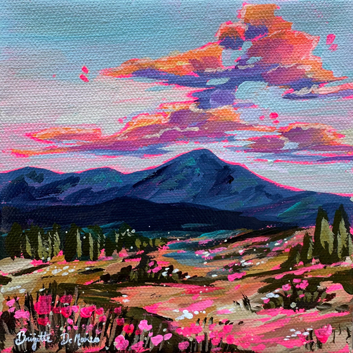 Sunset in Peace - Acrylic Mini