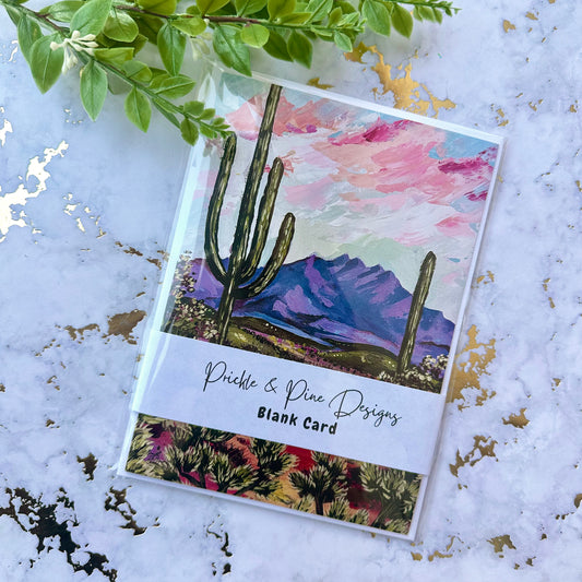 Blank Card - Four Peaks