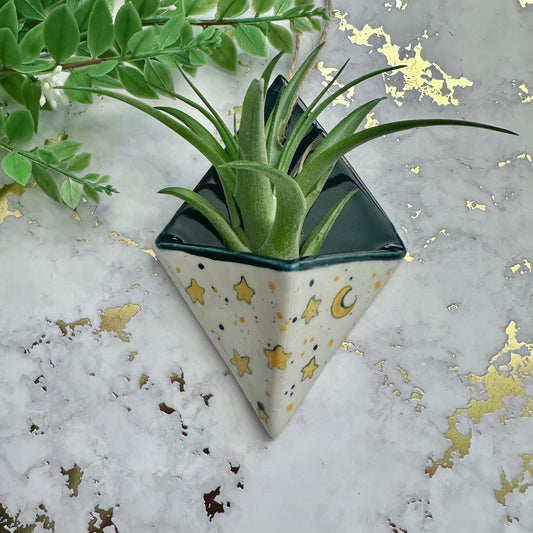 Hanging Air Plant Vase - Stars