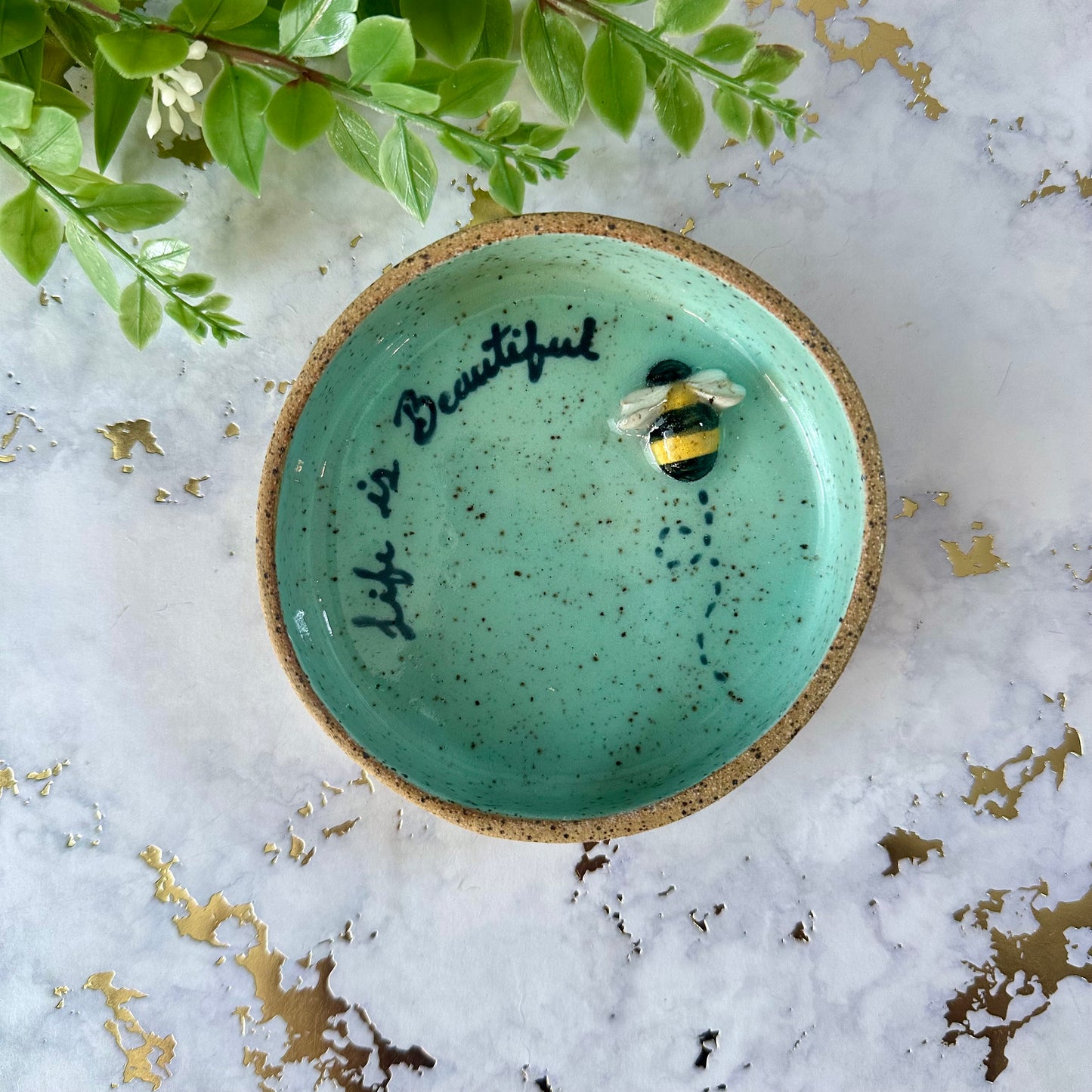 Small Bumble Bee Trinket Dish