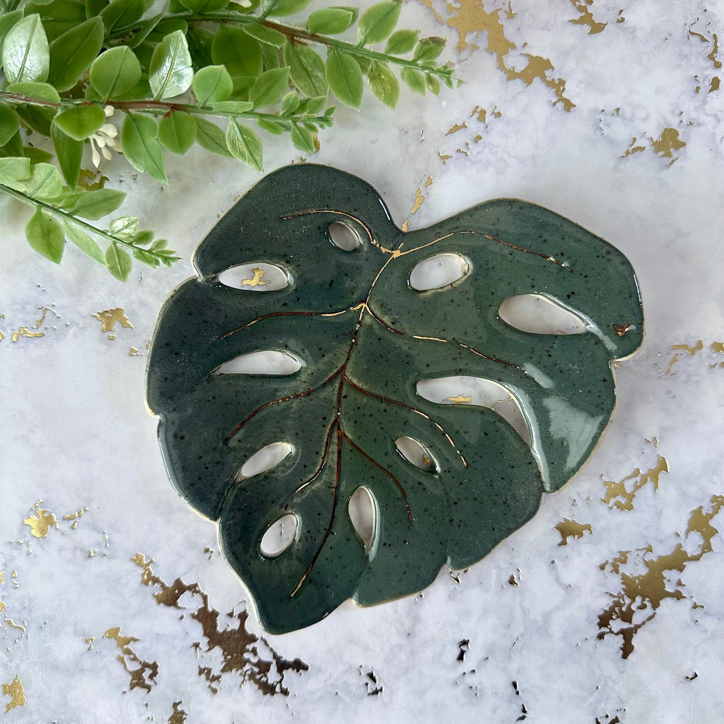 Monstera Trinket Dish